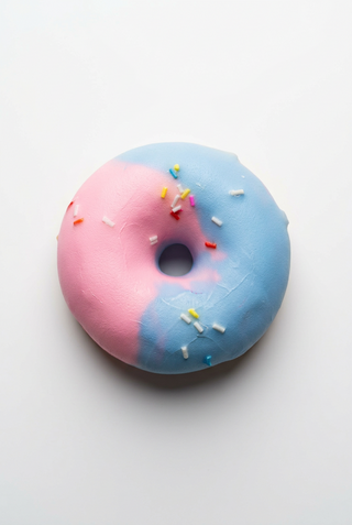 Scented Wax Crunchy Donut Squishy Toy
