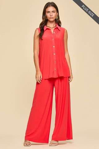 The Heatwave– Plus Relaxed Resort Two-Piece Set