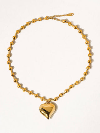 Large Heart Pendant Necklace