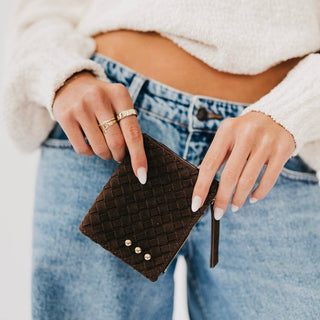Kat Suede Wallet