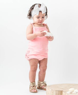 White Big Bow Headband