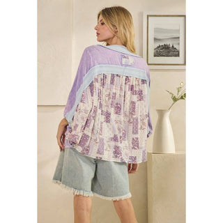 Peaceful Breeze Patchwork Top