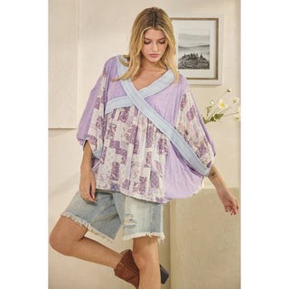 Peaceful Breeze Patchwork Top