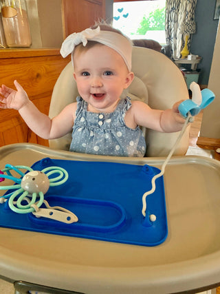 Silicone Suction Placemat- 4 tether version