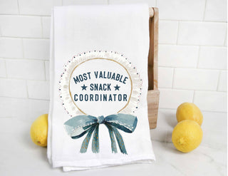 Most Valuable Snack Coordinator Tea Towel