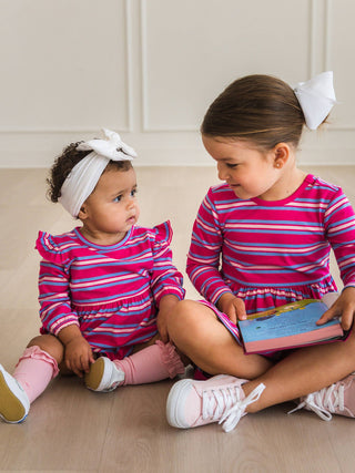 3-Pack Knee High Ruffle Socks