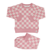 Checker Baby Pink