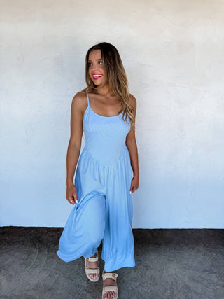 Seaside Ease Ribbed Romper