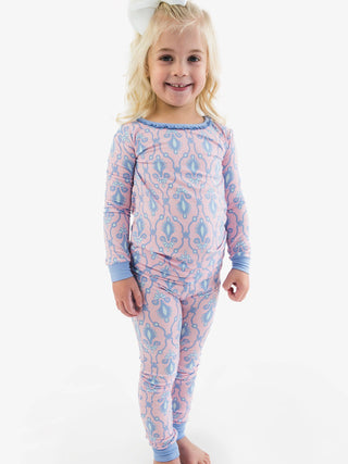 Toddler Fairytale Jewels Ruffle Bamboo Pajama Set