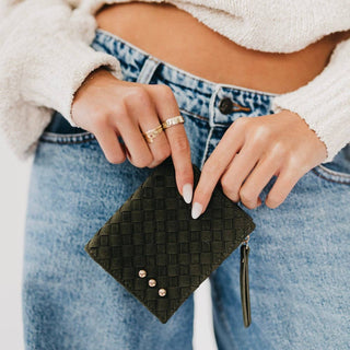 Kat Suede Wallet