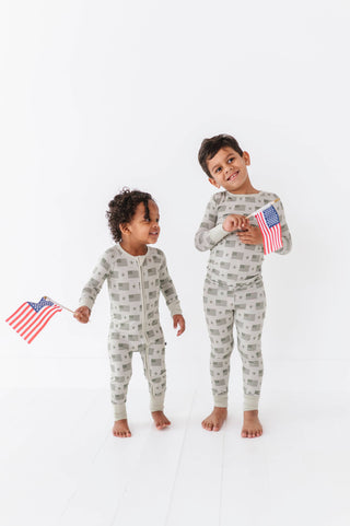 Kiki & Lulu Flags Convertible Footies