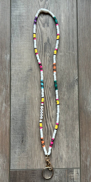 Pencil Crayon Teach Lanyard with Breakaway Clasp