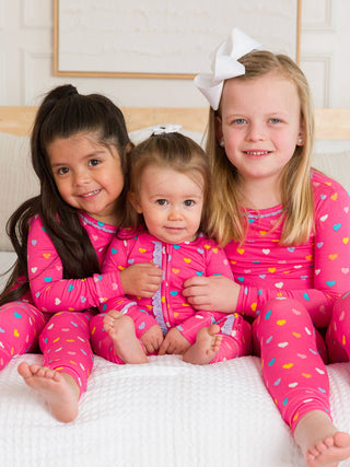Heart Dreams Ruffle Bamboo Pajama Set