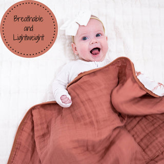 Oh Deer Muslin Blanket