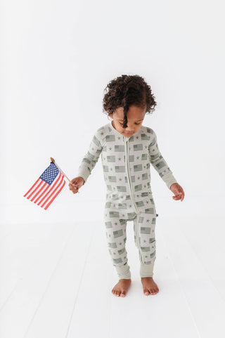 Kiki & Lulu Flags Convertible Footies