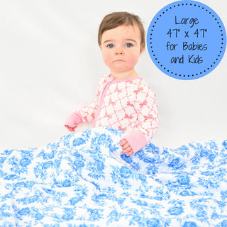 A Peony For Your Thoughts Muslin Blanket