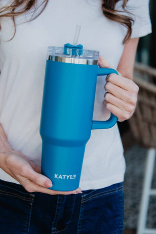 Solid Blue Tumbler